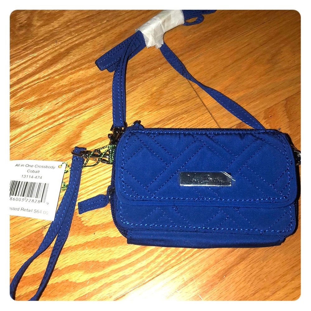 NWT Vera Bradley All in One Crossbody Cobalt